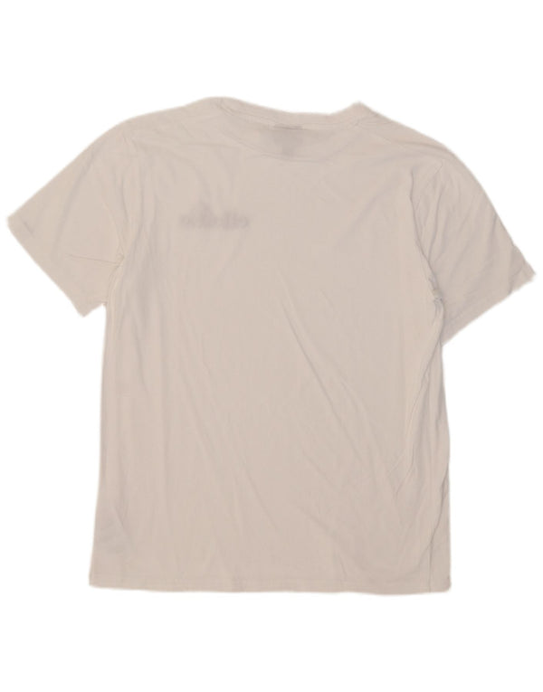 Ellesse Herren T-Shirt Top Große weiße Baumwolle