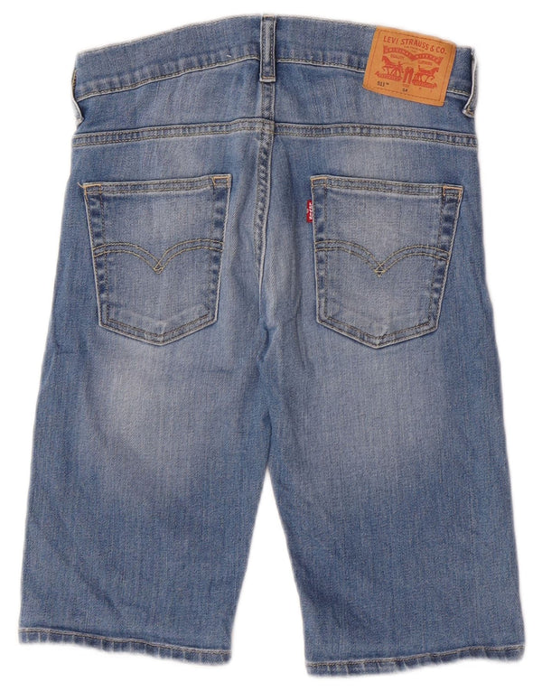 Levi's 511 Slim Denim-Shorts für Jungen, 13–14 Jahre, W26, blaue Baumwolle