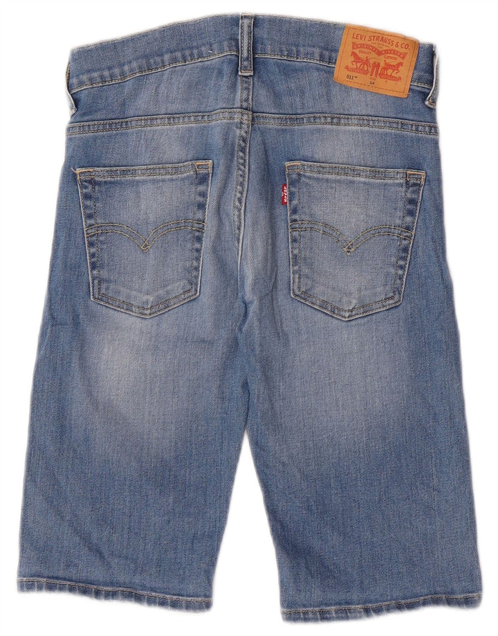 Levi's 511 Slim Denim-Shorts für Jungen, 13–14 Jahre, W26, blaue Baumwolle