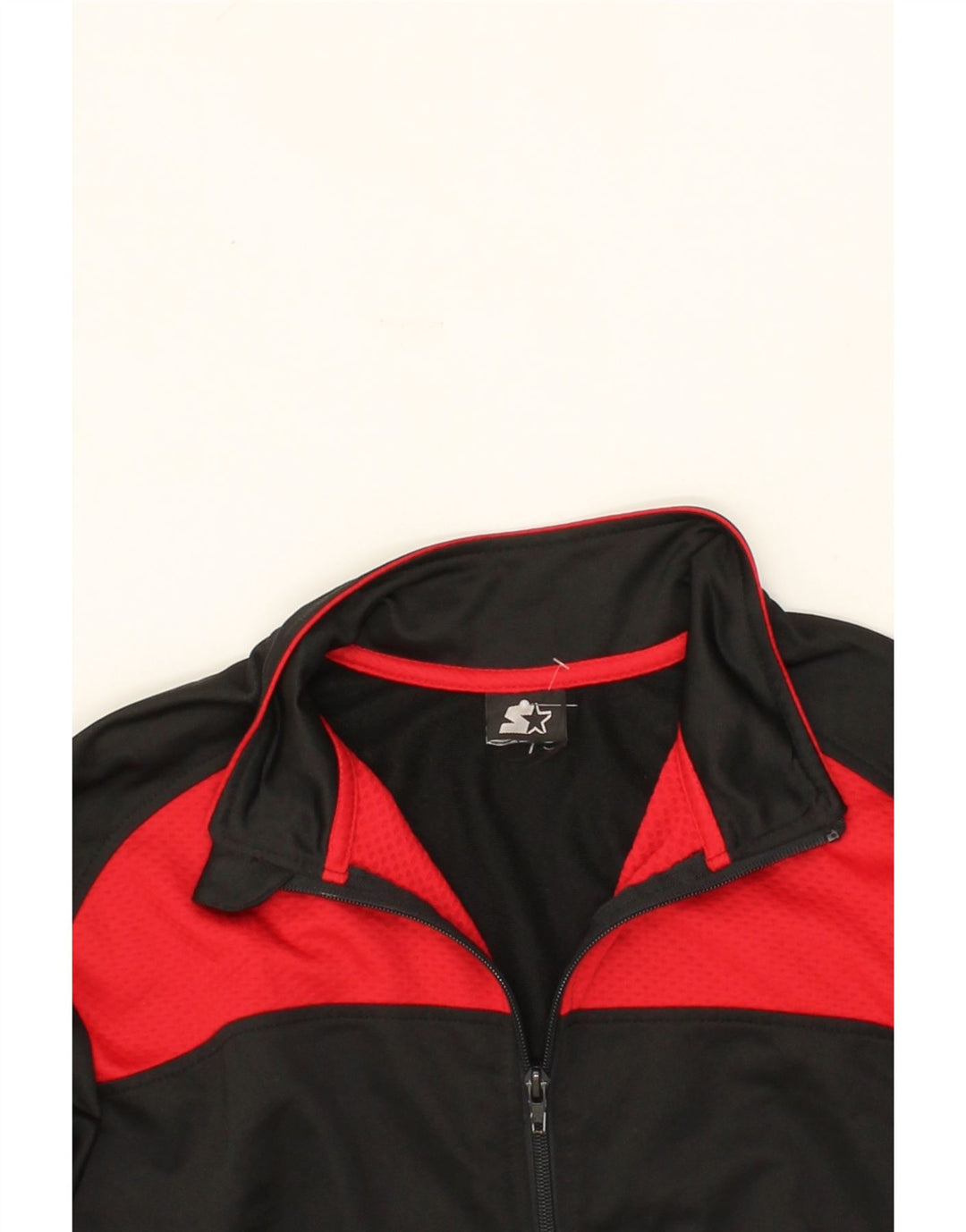 STARTER Boys Tracksuit Top Jacket 10-11 Years Black Colourblock Polyester Vintage Starter and Second-Hand Starter from Messina Hembry 