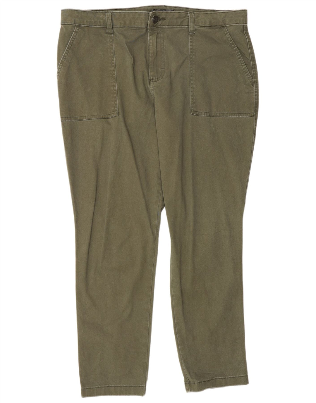 Lee Damen-Chinohose mit mittlerer Leibhöhe und normaler Passform, schmal zulaufend, W36 L30 Khaki