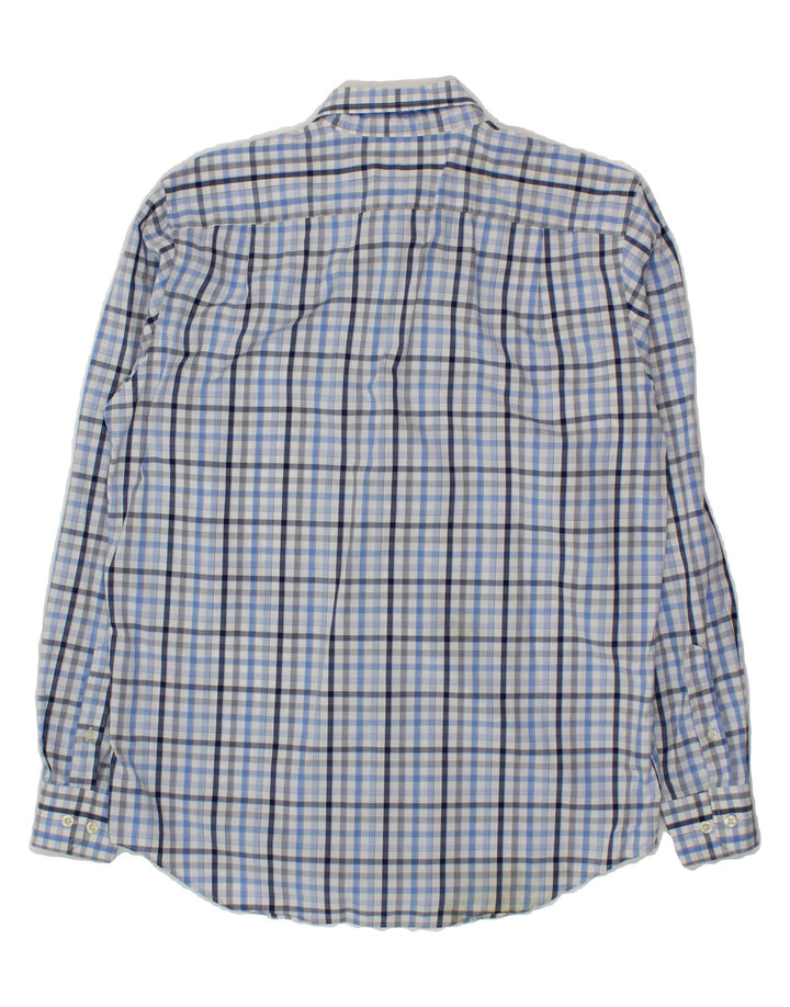 NAUTICA Mens Shirt Medium Blue Check Cotton Vintage Nautica and Second-Hand Nautica from Messina Hembry 