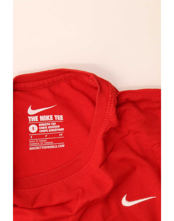 Nike Herren Athletic Cut T-Shirt Top Small Rot