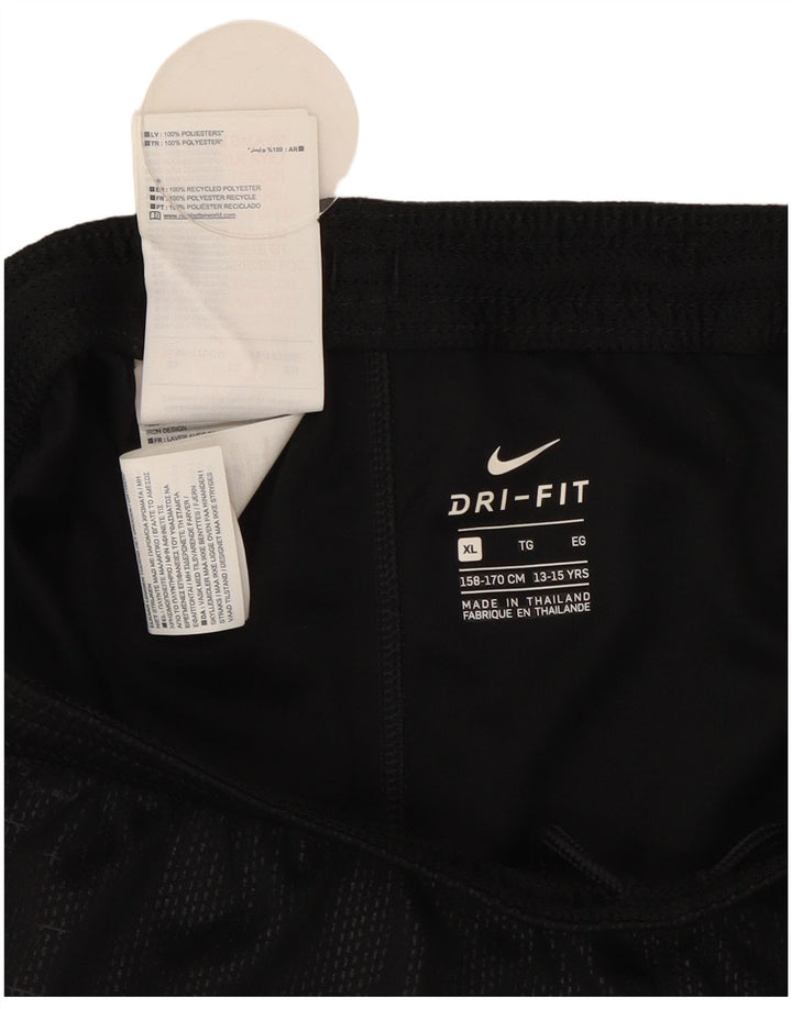 Nike Jungen Graphic Sport Shorts 13–14 Jahre XL Schwarz Polyester