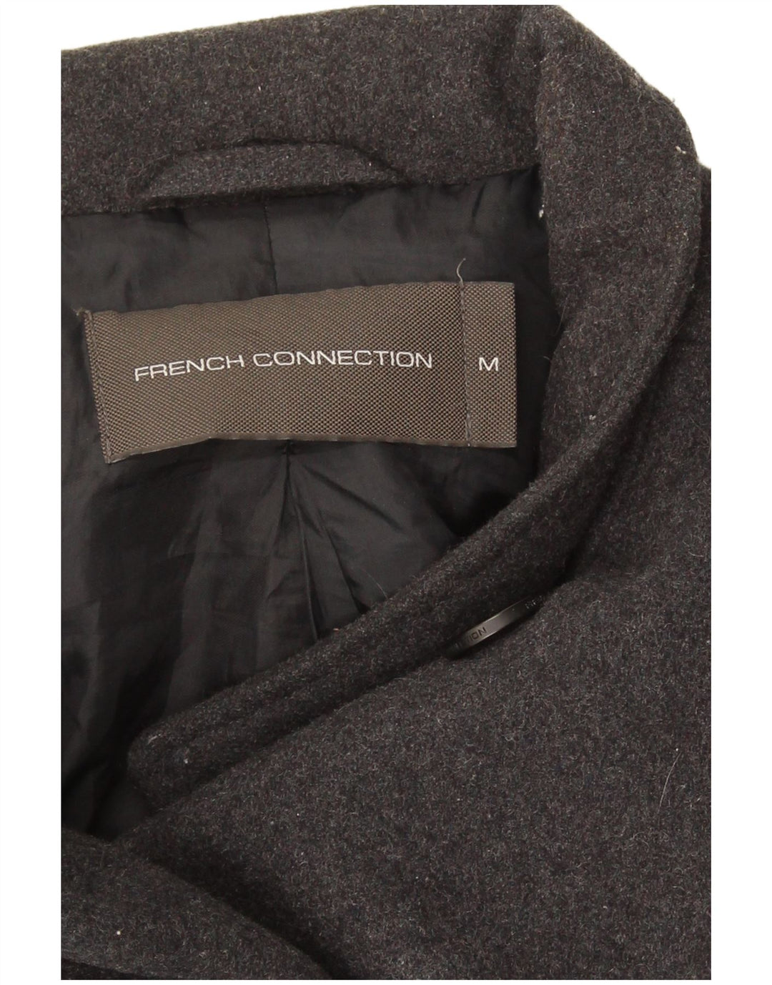 French Connection Herren Pea Coat UK 38 Mittelgrau