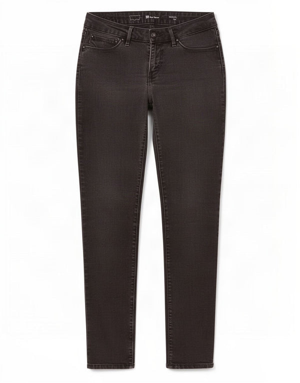 Levi's Damen Bold Curve Mid Rise Skinny Jeans W29 L32 Schwarze Baumwolle
