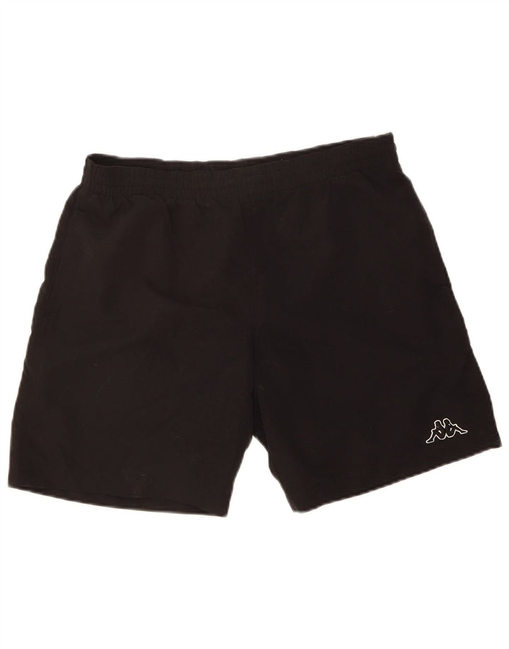 KAPPA Mens Sport Shorts Medium Black Polyester