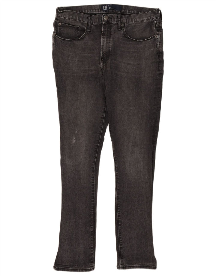 Gap Damen Skinny Jeans W32 L30 Schwarze Baumwolle