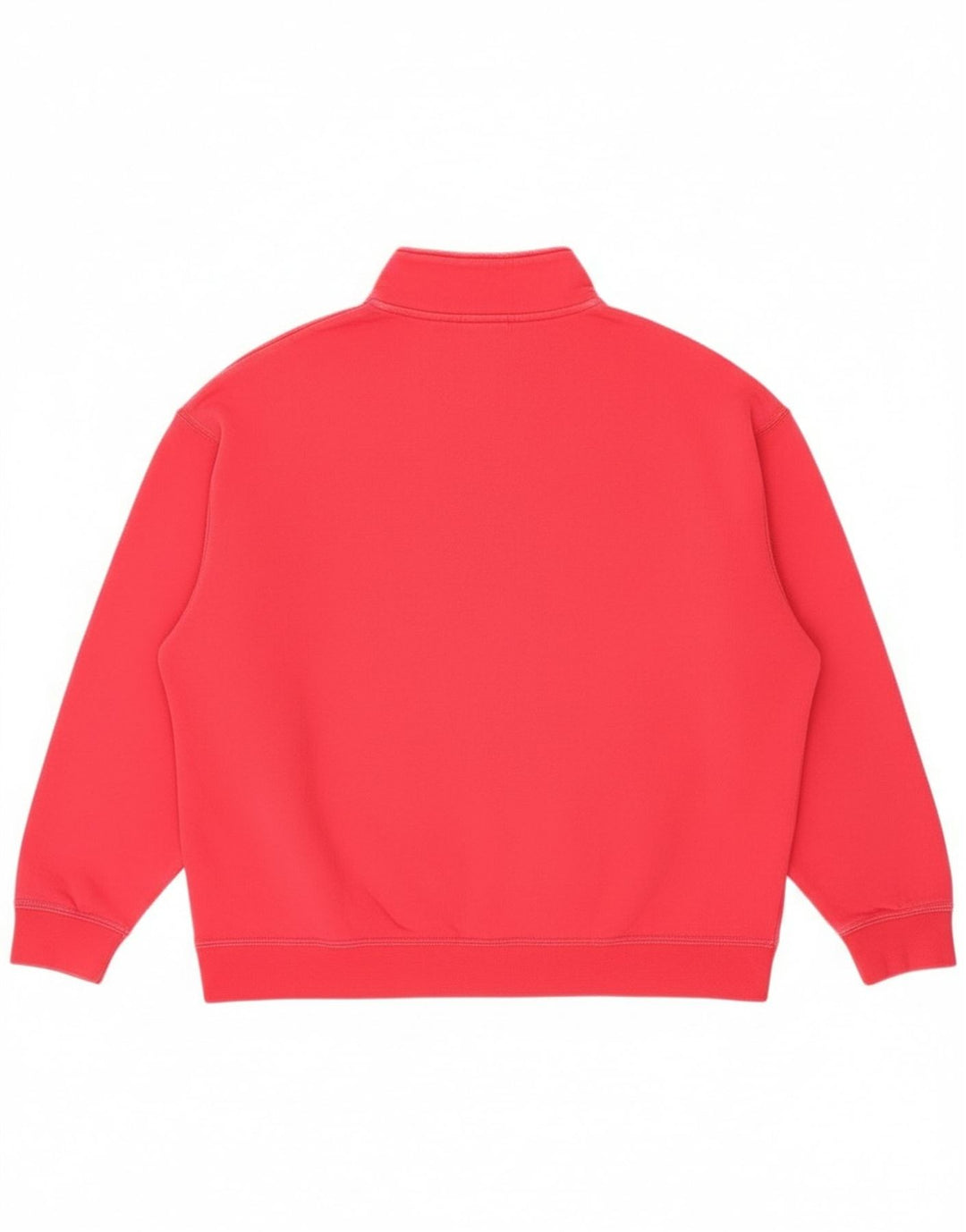 Nike Damen-Sweatshirt in Übergröße mit Reißverschluss am Hals, UK 14, mittelrosa, Baumwolle
