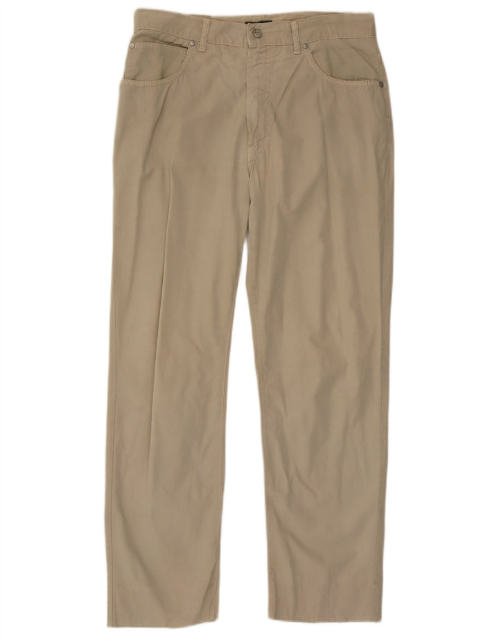 Trussardi Herren gerade Freizeithose W36 L30 Grau