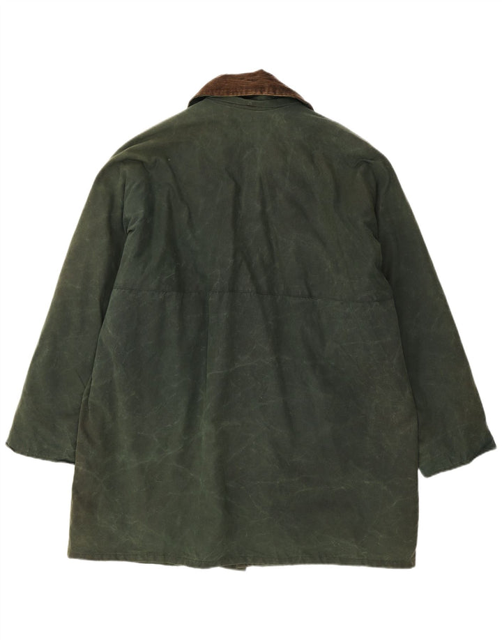 Richmond Forest Herrenjacke aus gewachster Baumwolle, UK 42 XL, Grün