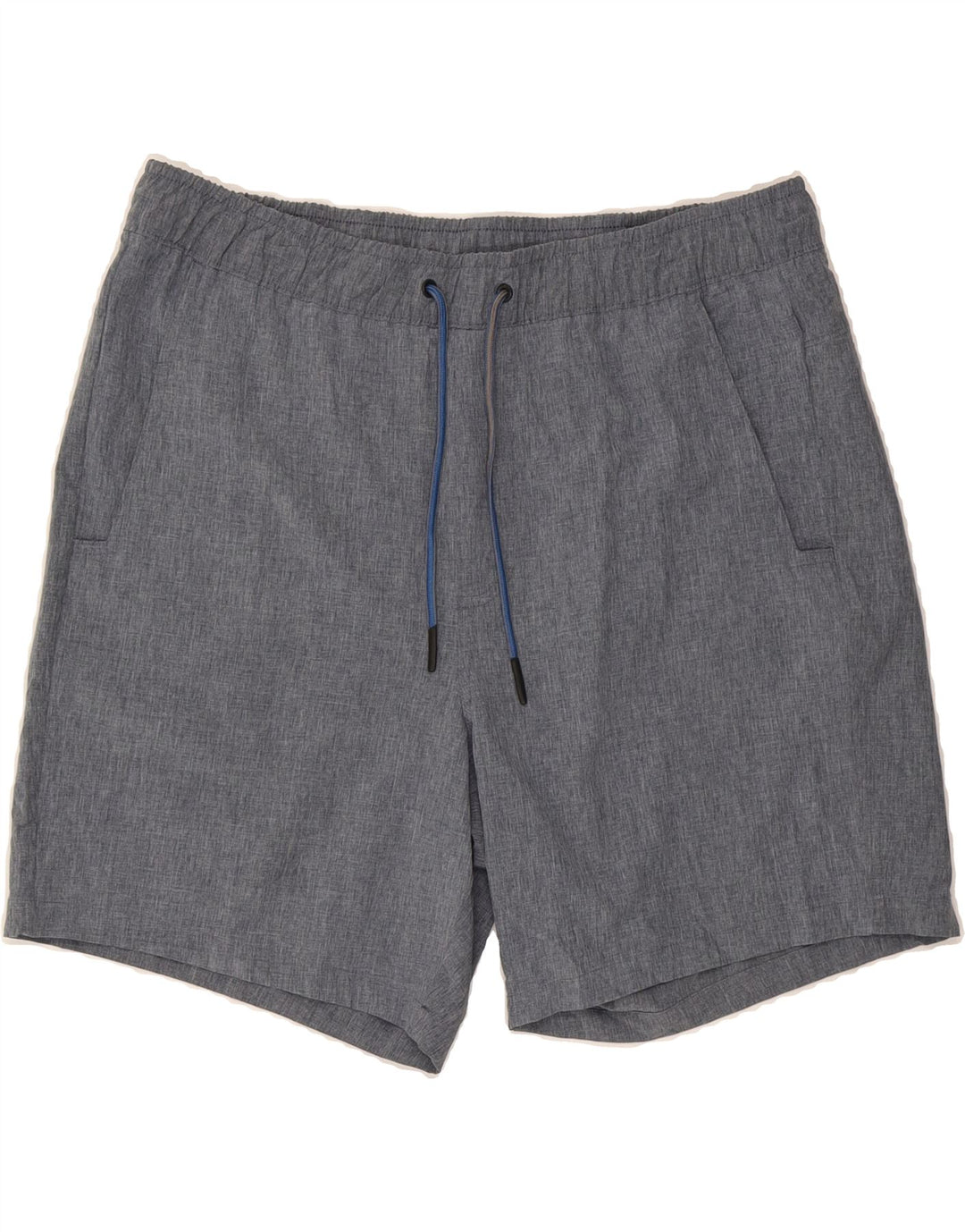 EDDIE BAUER Mens Casual Shorts XL W38  Navy Blue Polyester Vintage Eddie Bauer and Second-Hand Eddie Bauer from Messina Hembry 