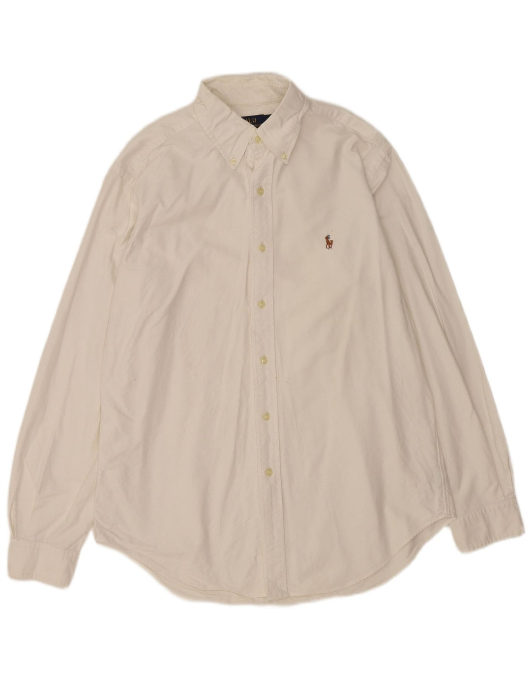 Polo Ralph Lauren Herren-Hemd mit klassischer Passform, mittelweiße Baumwolle
