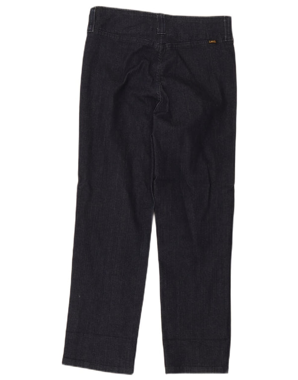 Lee Damen-Cropped-Jeans W28 L24 Marineblau
