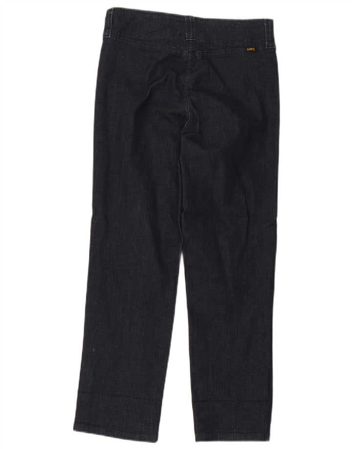 Lee Damen-Cropped-Jeans W28 L24 Marineblau