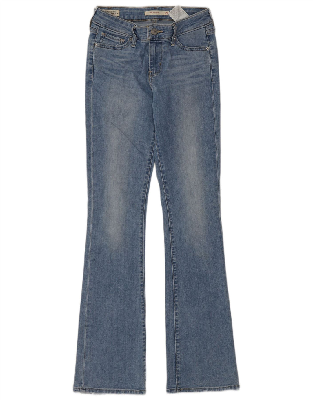 Levi's Damen 715 Bootcut Jeans W26 L32 Blaue Baumwolle