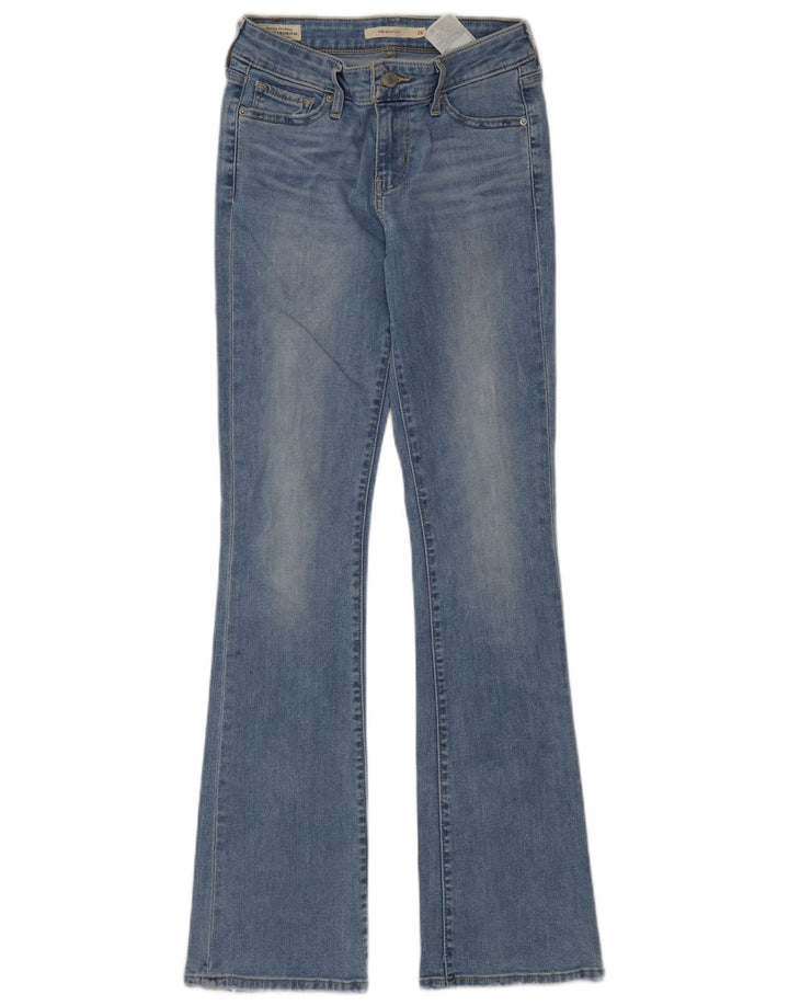 Levi's Damen 715 Bootcut Jeans W26 L32 Blaue Baumwolle