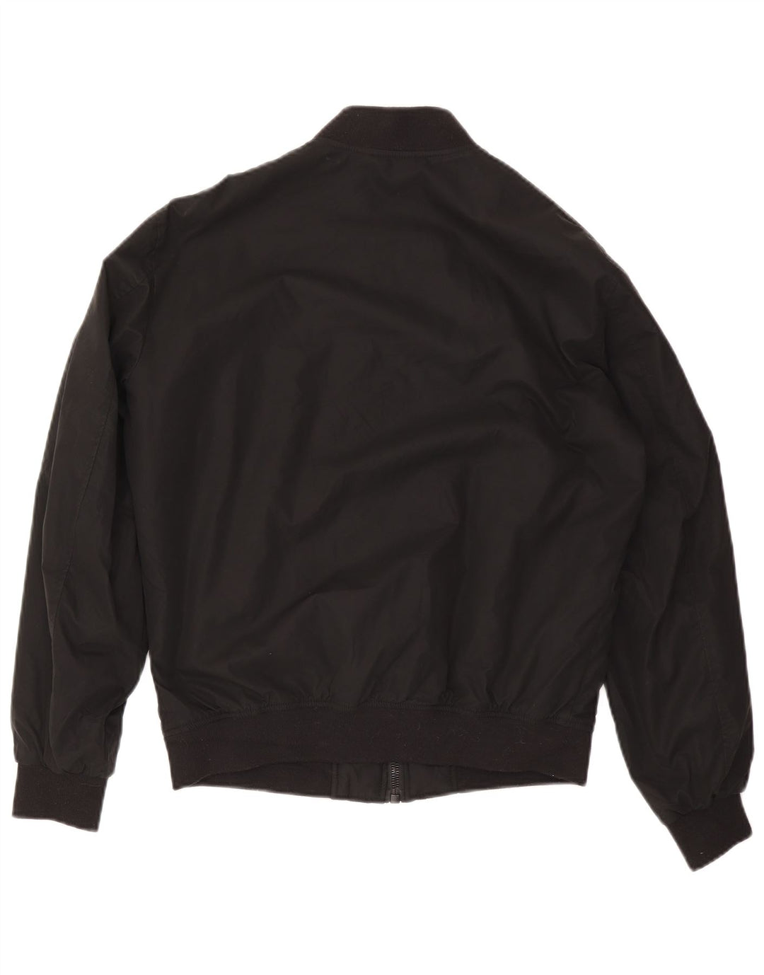 Zara Herren Loose Fit Bomberjacke UK 36 Small Schwarz Polyester