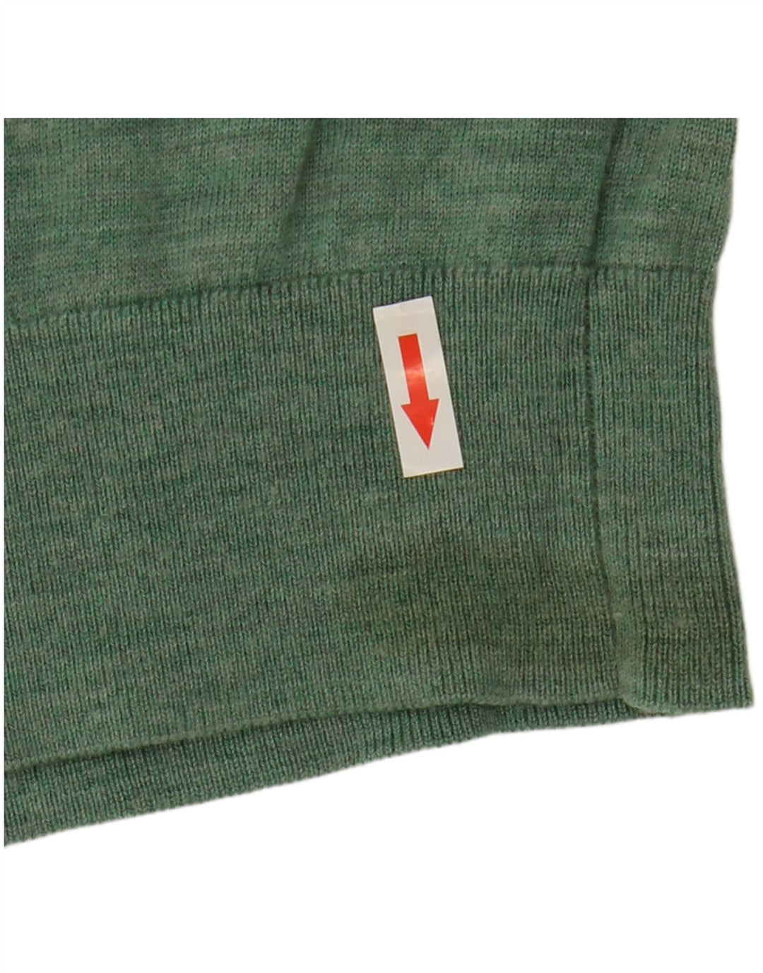 John Lewis Herren-Pullover mit Rundhalsausschnitt, mittelgrüne Merinowolle