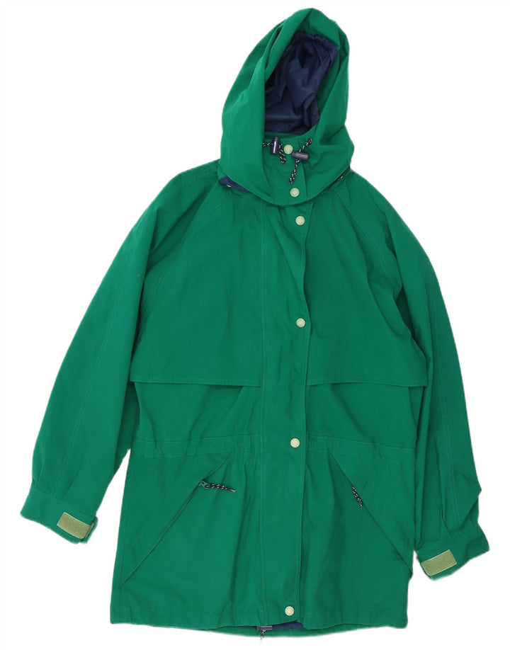 Eddie Bauer Herren-Regenjacke mit Kapuze, UK 36, Größe S, grün, Polyester