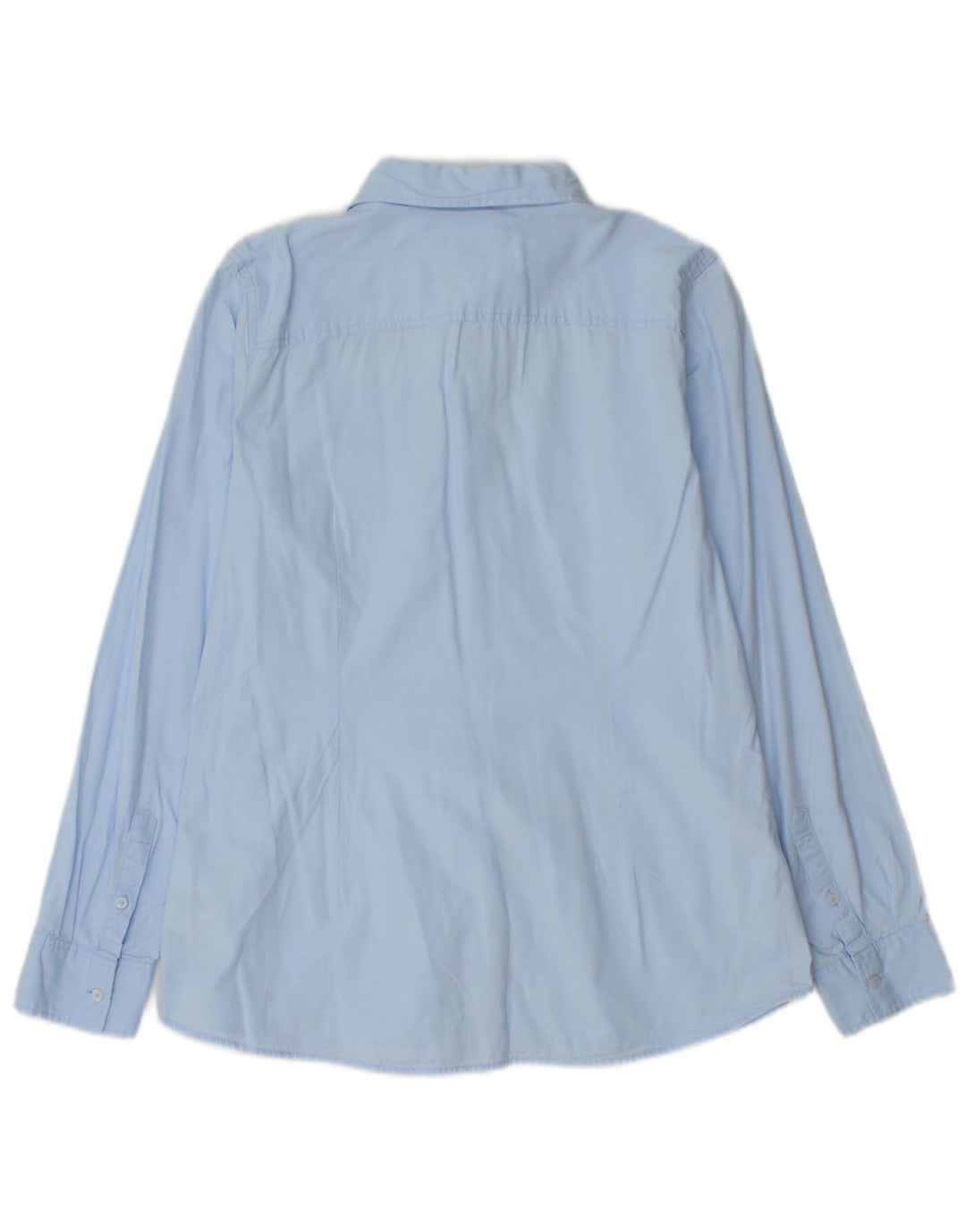 Tommy Hilfiger Damen-Hemd mit klassischer Passform, große blaue Baumwolle