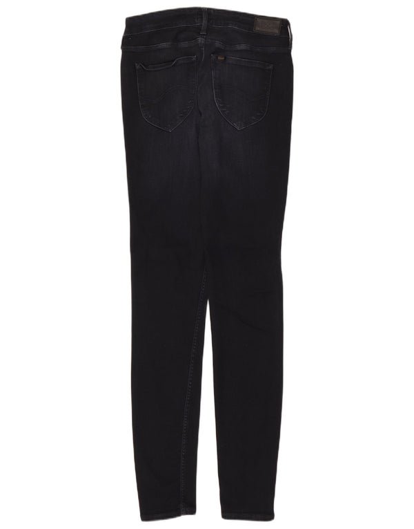 Lee Damen Skinny Jeans W28 L32 Marineblau