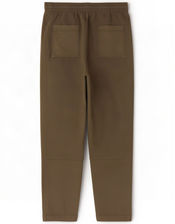 White Stuff Damen-Chinohose mit hoher Taille, UK 14, Größe L, W34, L27, Khaki