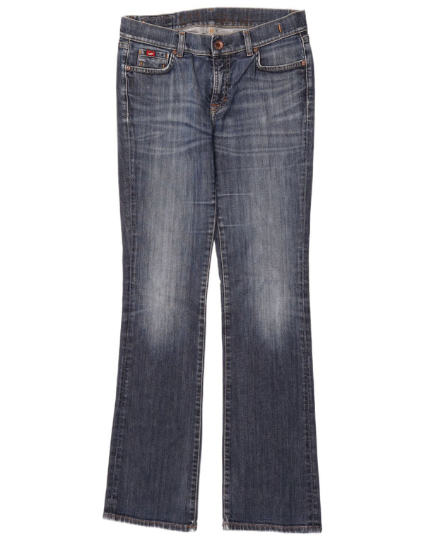 Gas Damen Bootcut Jeans W29 L34 Blaue Baumwolle