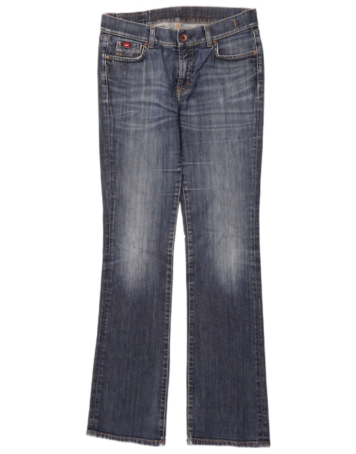 Gas Damen Bootcut Jeans W29 L34 Blaue Baumwolle