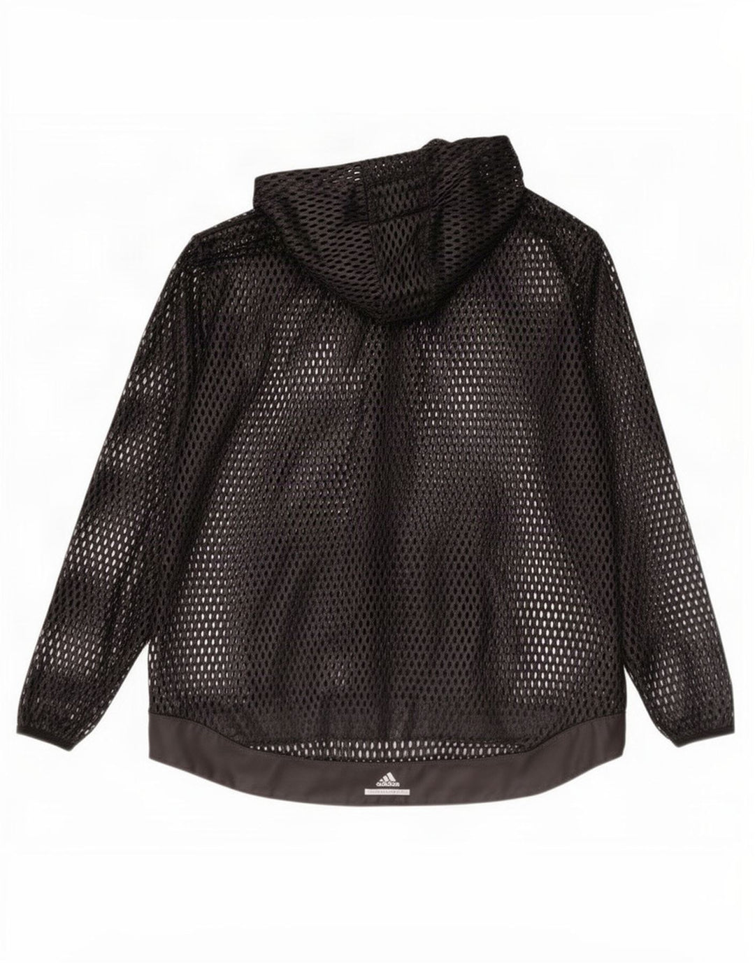 Adidas Damen-Trainingsanzug mit Kapuze, Top-Jacke, UK 10, Größe S, Schwarz