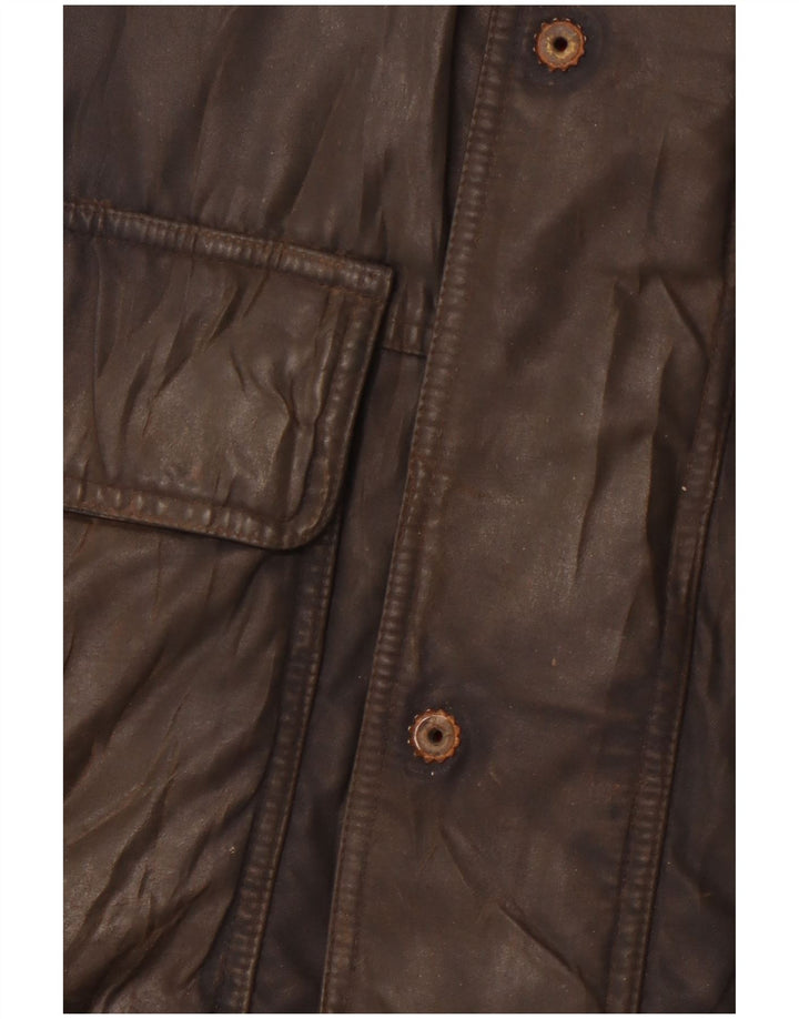 Paul & Shark Herren Yachting gewachste Baumwolljacke UK 46 3XL Schwarz Polyester