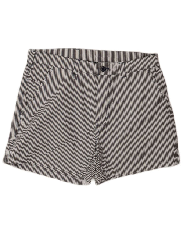 Nike Herren-Chinoshorts W32, mittelmarineblaue Nadelstreifen-Baumwolle