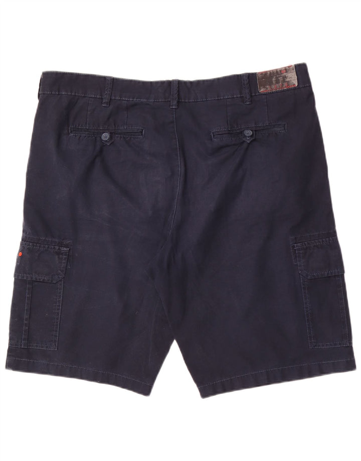 Mistral Herren Cargoshorts IT 54 2XL W38 Marineblaue Baumwolle