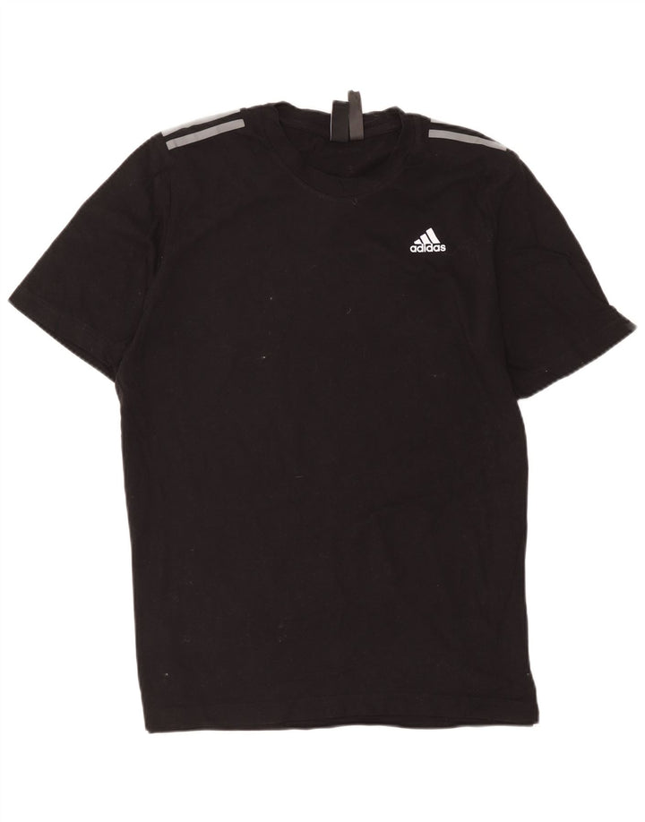Adidas Herren T-Shirt Top Medium Schwarz Baumwolle