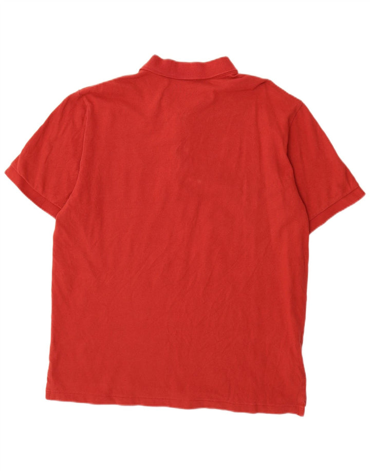 Eddie Bauer Herren-Poloshirt, große rote Baumwolle
