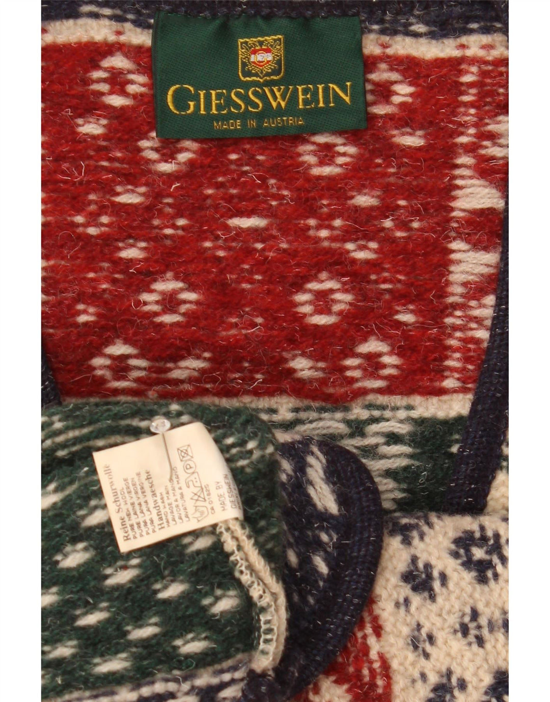 Giesswein Damen Strickjacke, EU 42, groß, mehrfarbig, geometrisch