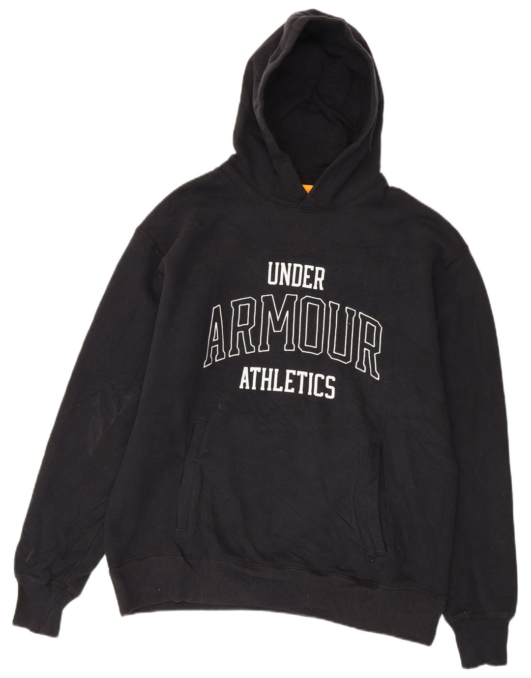 Under Armour Herren-Kapuzenpullover mit Grafik, mittelschwarz, Baumwolle
