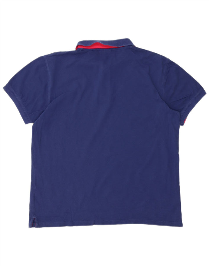Gant Herren-Poloshirt, groß, marineblau, Baumwolle
