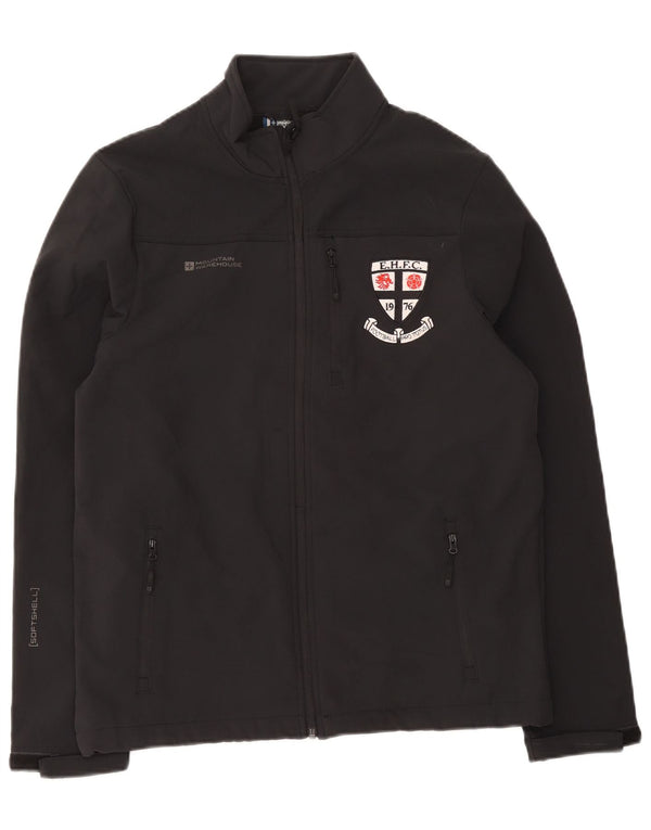 Mountain Warehouse Herren-Windbreaker-Jacke mit Grafik, UK 38, Mittelschwarz
