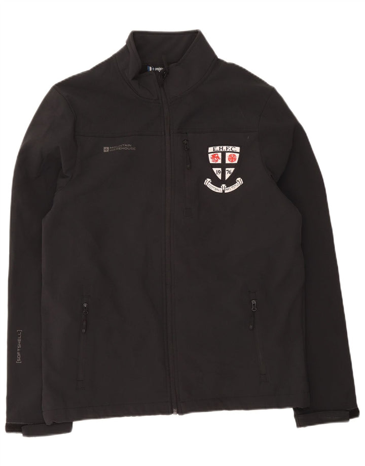 Mountain Warehouse Herren-Windbreaker-Jacke mit Grafik, UK 38, Mittelschwarz
