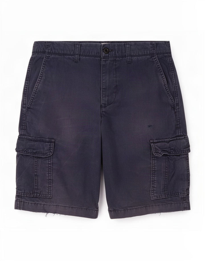 Gap Herren-Cargo-Shorts W28, mittelgroß, marineblau, gestreift, Baumwolle