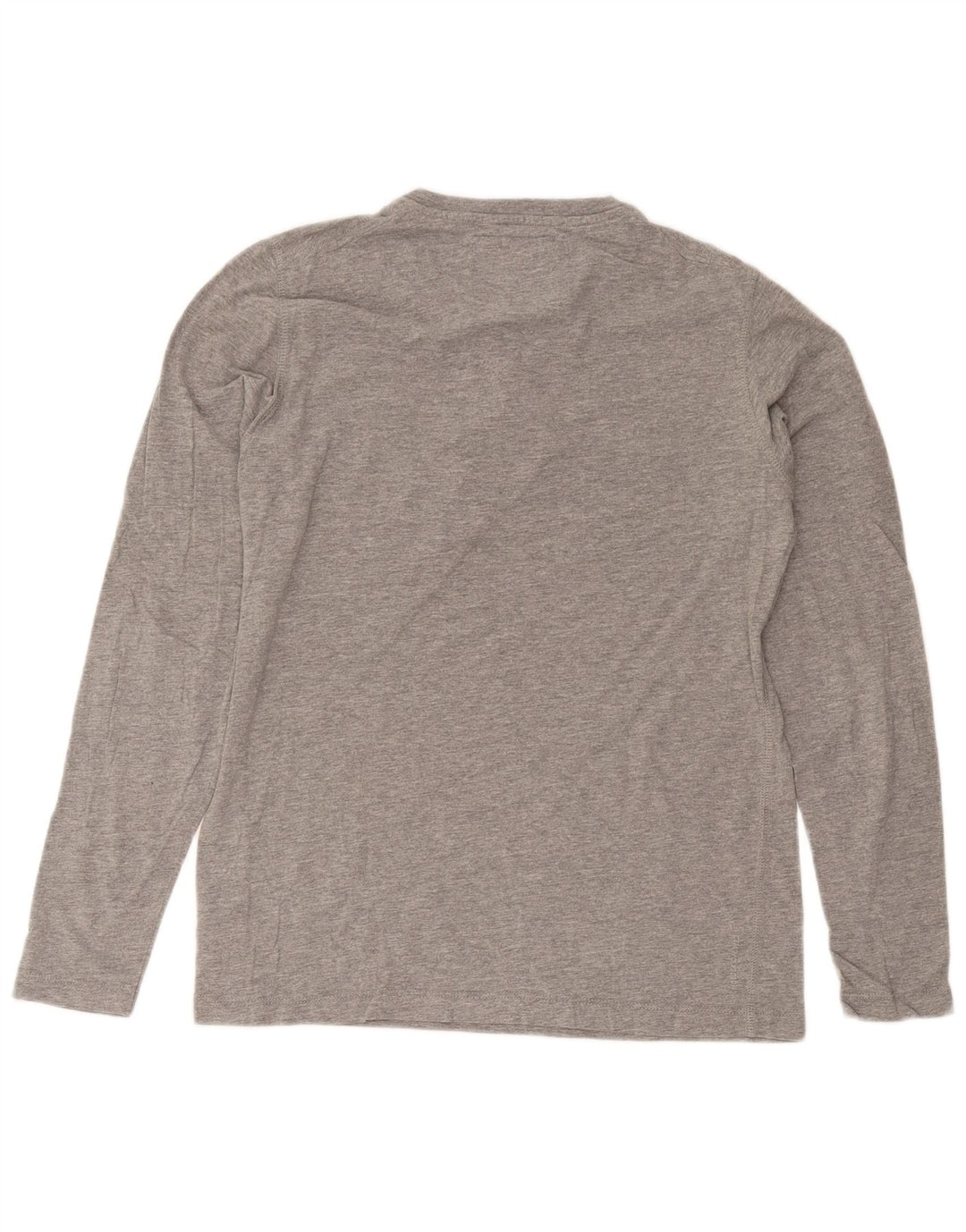 Jack & Jones Herren-Oberteil, langärmelig, groß, grau gefleckte Baumwolle