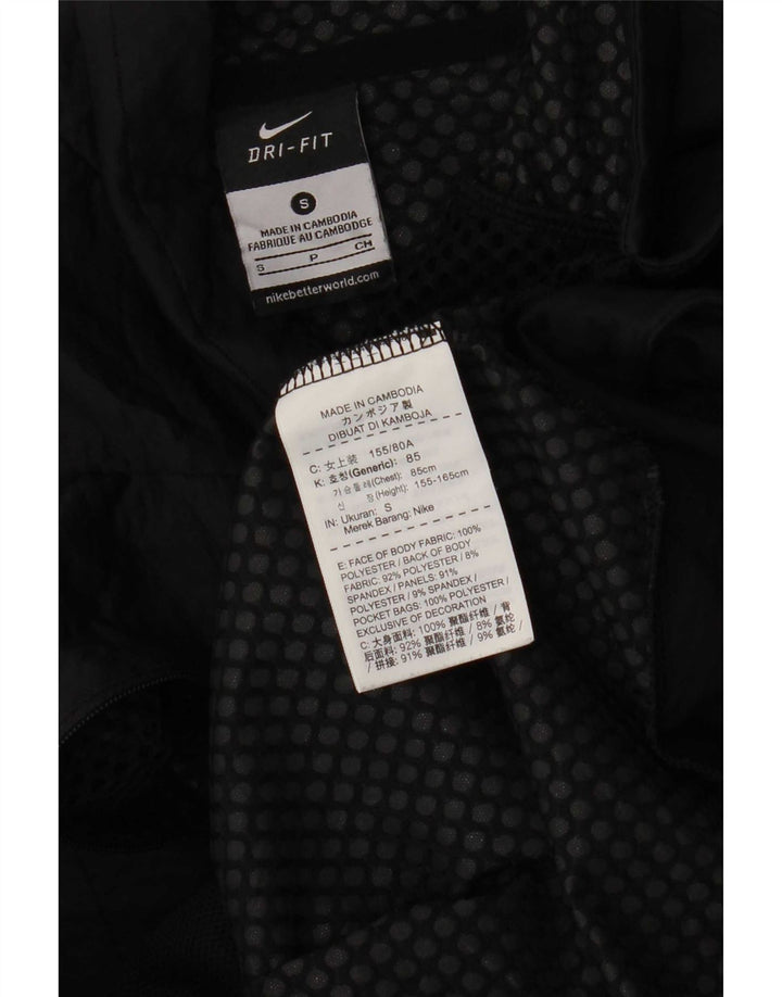 Nike Herren Dri Fit Pullover-Trainingsanzug mit Reißverschluss, Größe S, Schwarz, Polyester