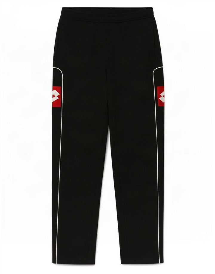 Lotto Herren-Trainingshose mit Grafik, Mittelschwarz, Farbblock-Polyester
