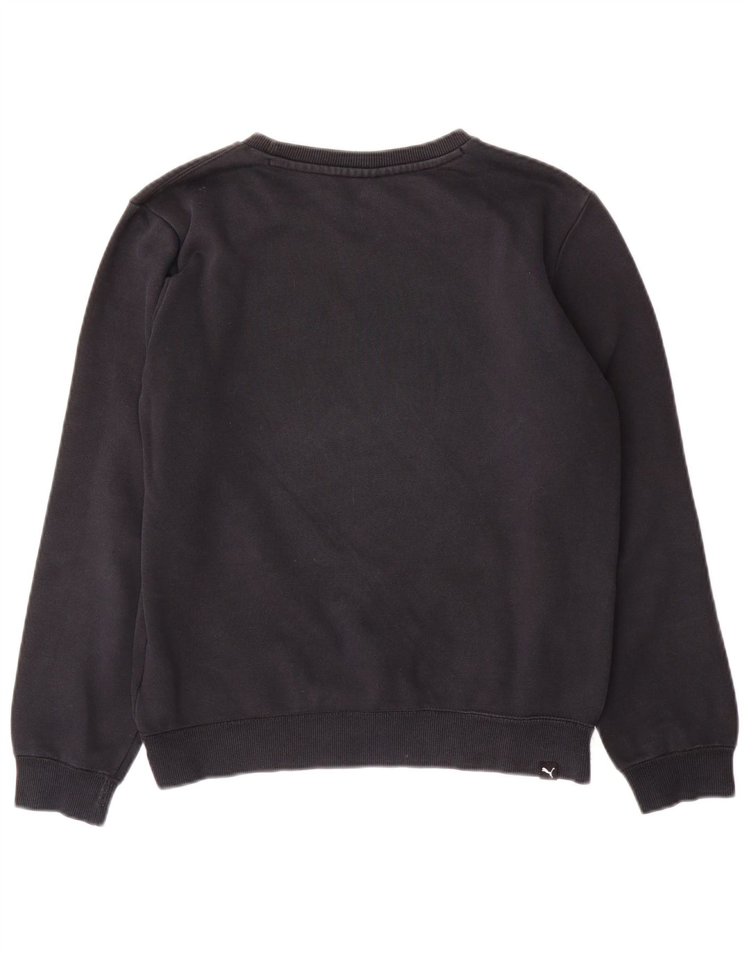 PUMA Mädchen Graphic Sweatshirt Pullover 13–14 Jahre, schwarze Baumwolle