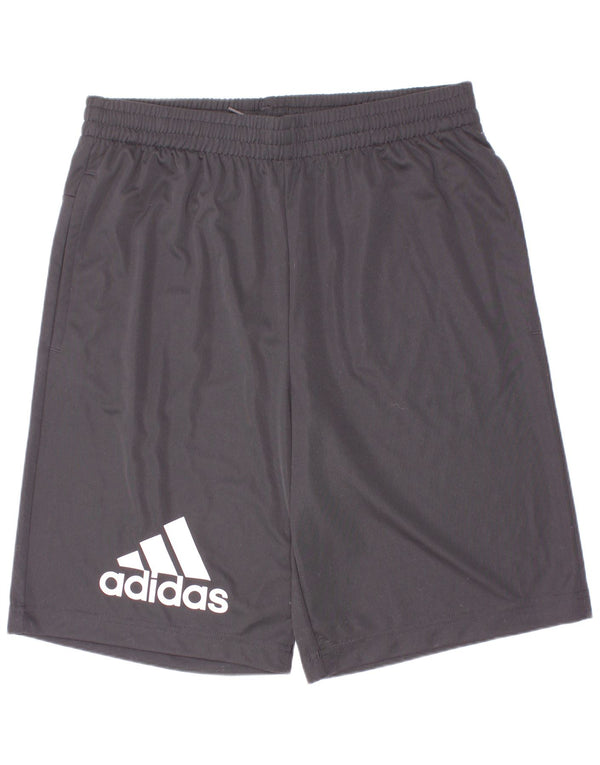 Adidas Jungen Aeroready Graphic Sport Shorts 13–14 Jahre, schwarzes Polyester