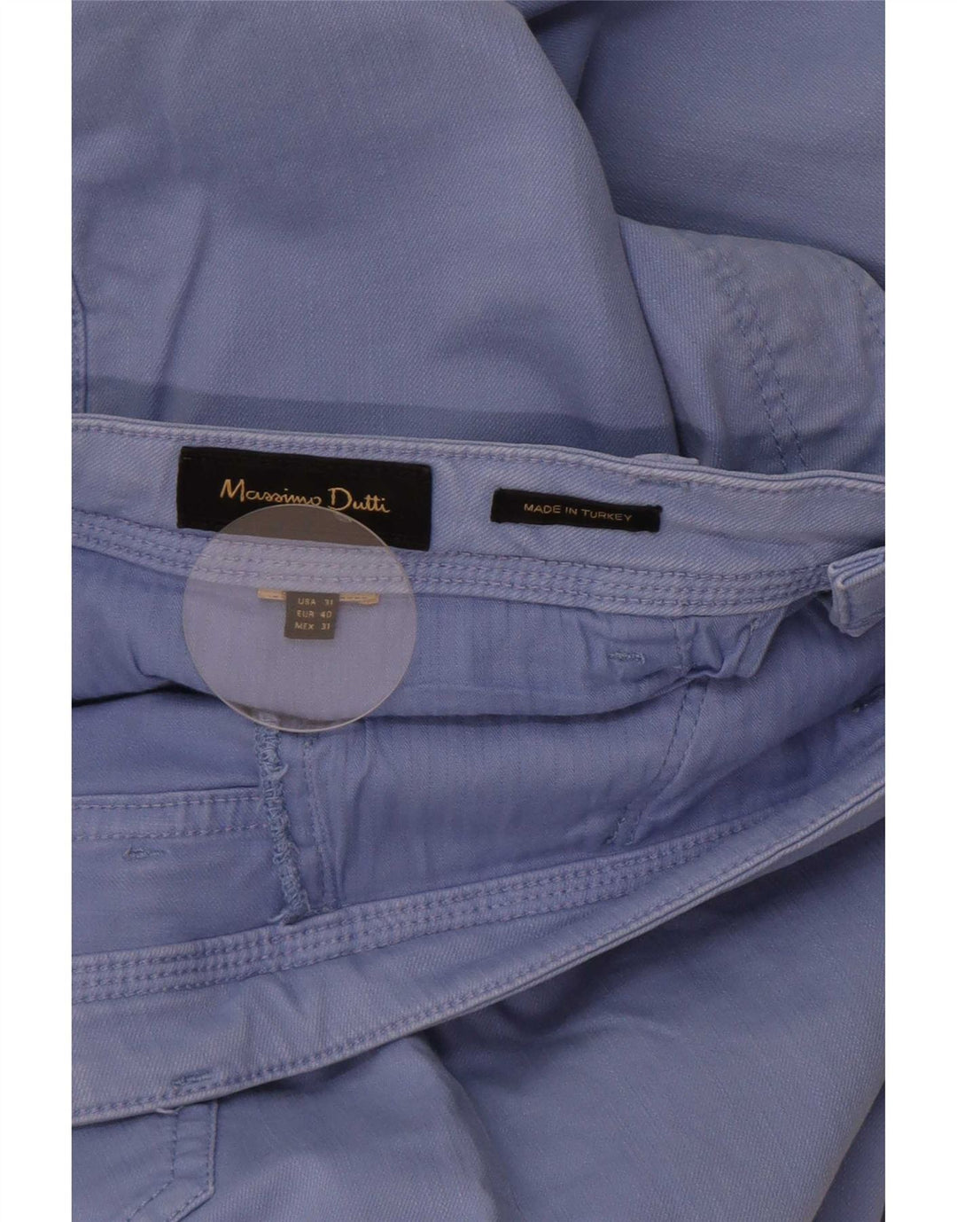 Massimo Dutti Herren Slim Freizeithose EU 40 Medium W31 L29 Blau