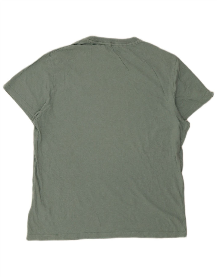 Superdry Herren T-Shirt Top 2XL Grüne Baumwolle