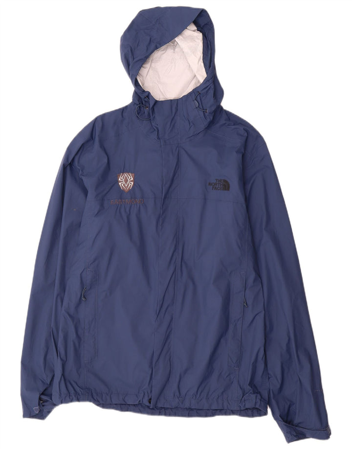 The North Face Herren-Regenjacke mit Kapuze, UK 38, mittelmarineblaues Nylon