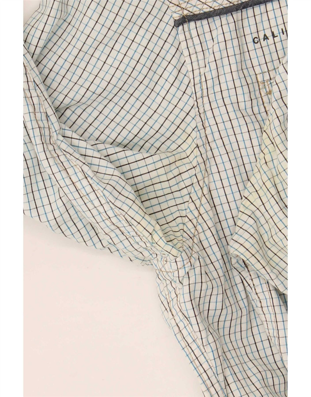 O'Neill Herren-Grafik-Slim-Fit-Hemd aus mittelblau karierter Baumwolle